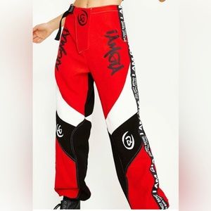 I.AM.GIA Electra Motocross do not bend sweat suit pants track bottoms racer
